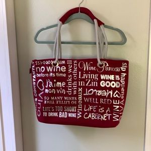 Rope handled tote bag, by Chris’s Stuff, new, never used